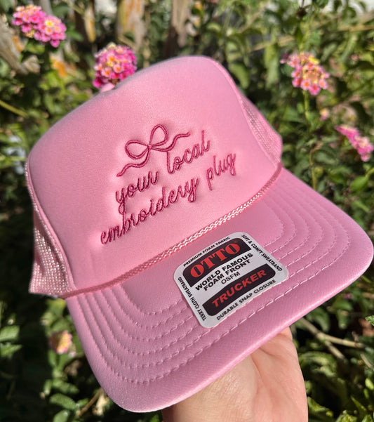 Embroidery Plug Trucker
